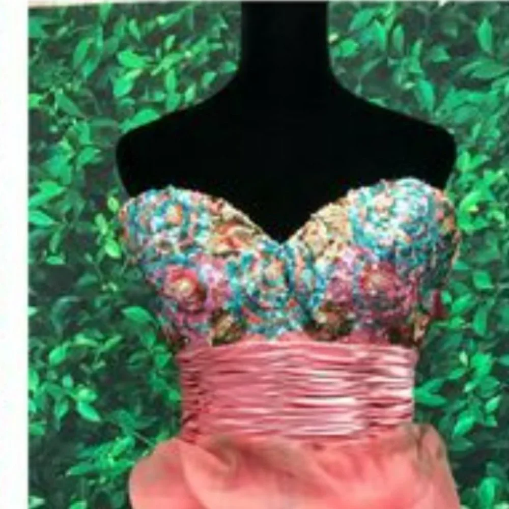 Formal Pink Hi-Low Formal - Picture 2 of 7